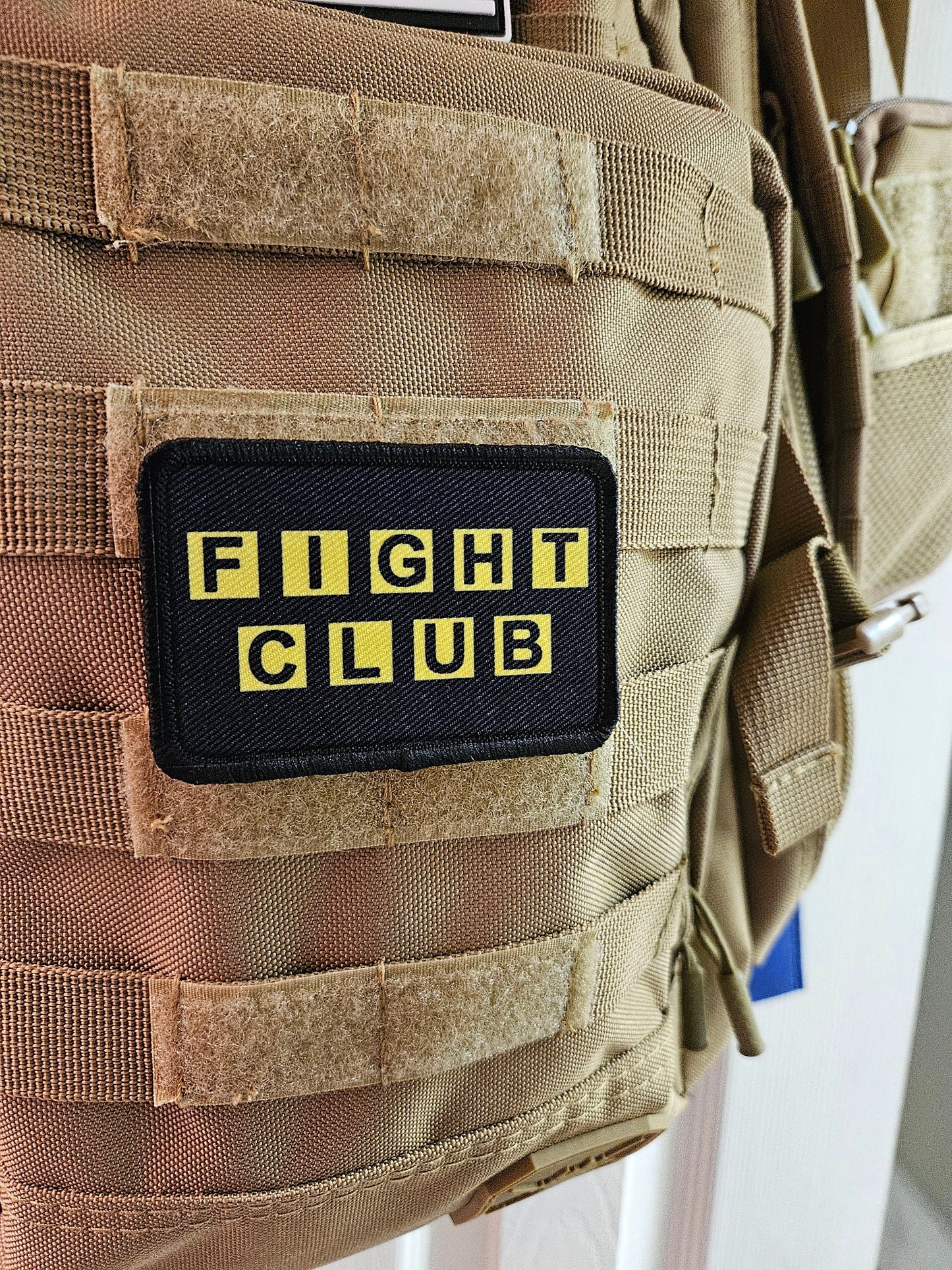 It's like a fight club but with waffles and pancakes 2"x3" morale patch with hook and loop backing