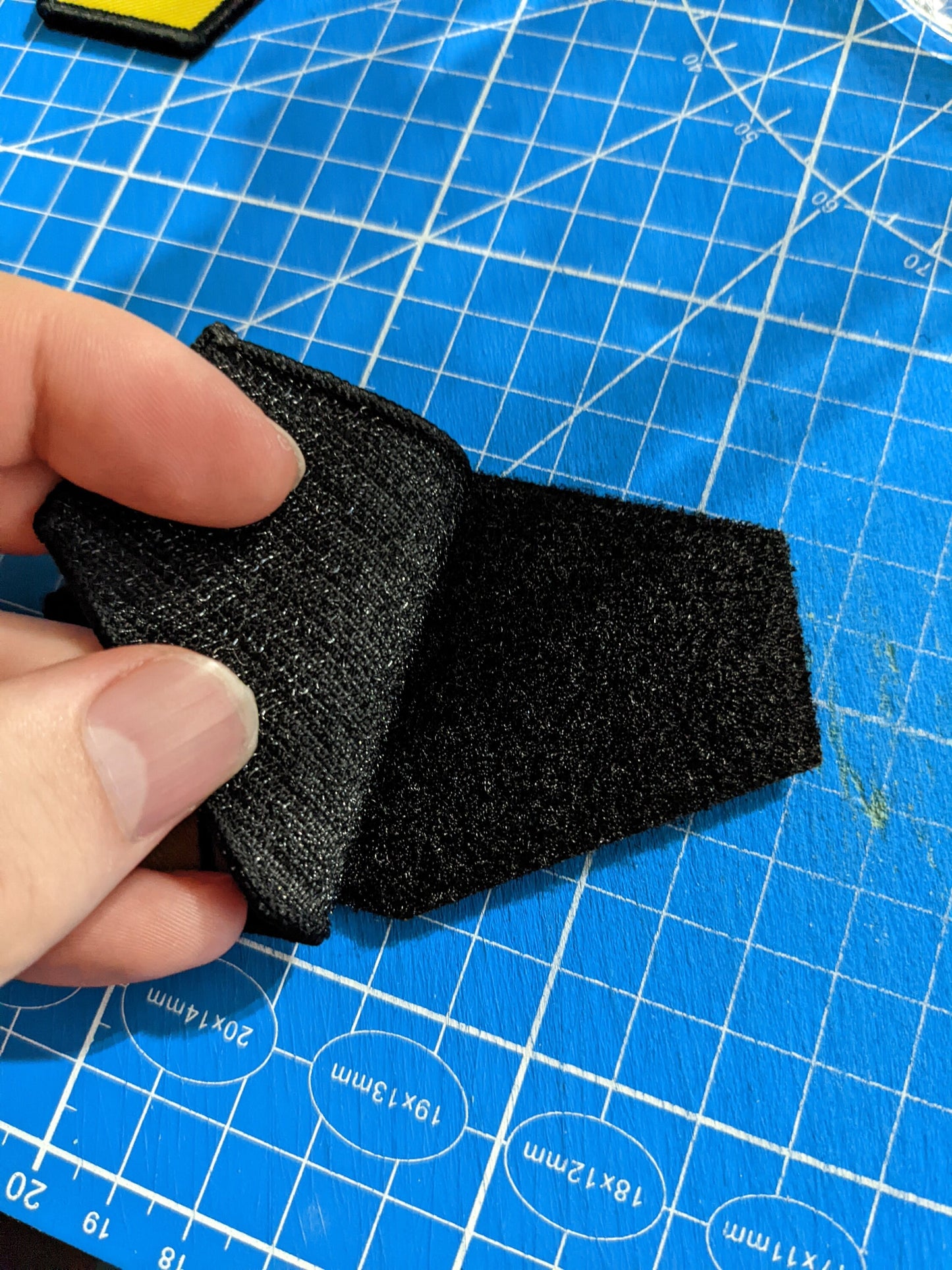 Warning I have no idea what I am doing meme 4"x2.5" hexagon morale patch with hook and loop backing