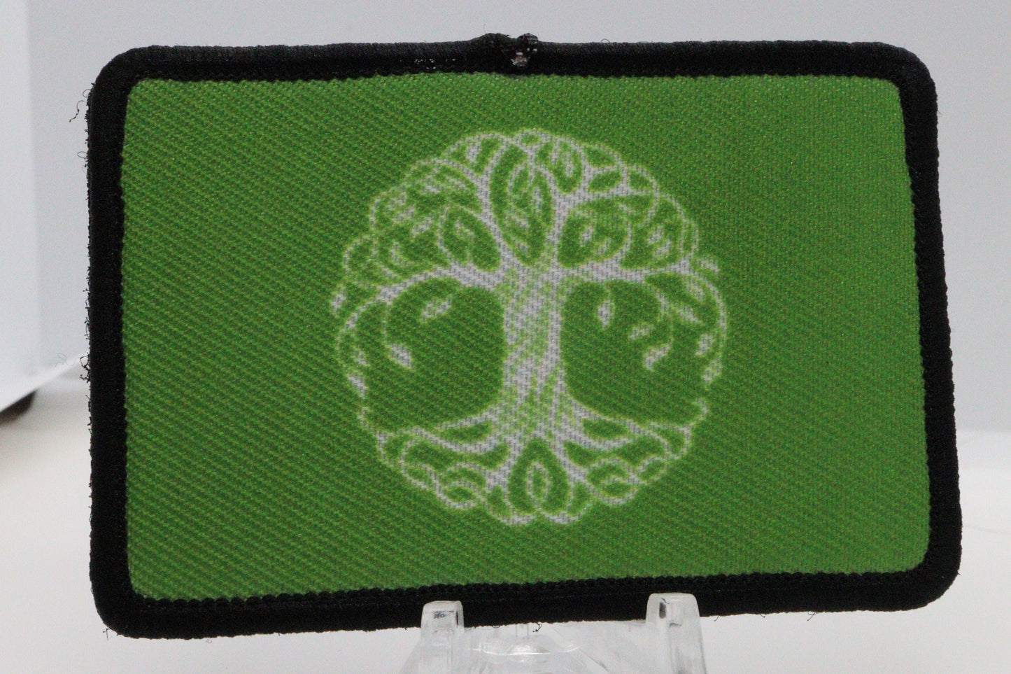 Norse World Tree 2"x3" morale patch with hook and loop backing