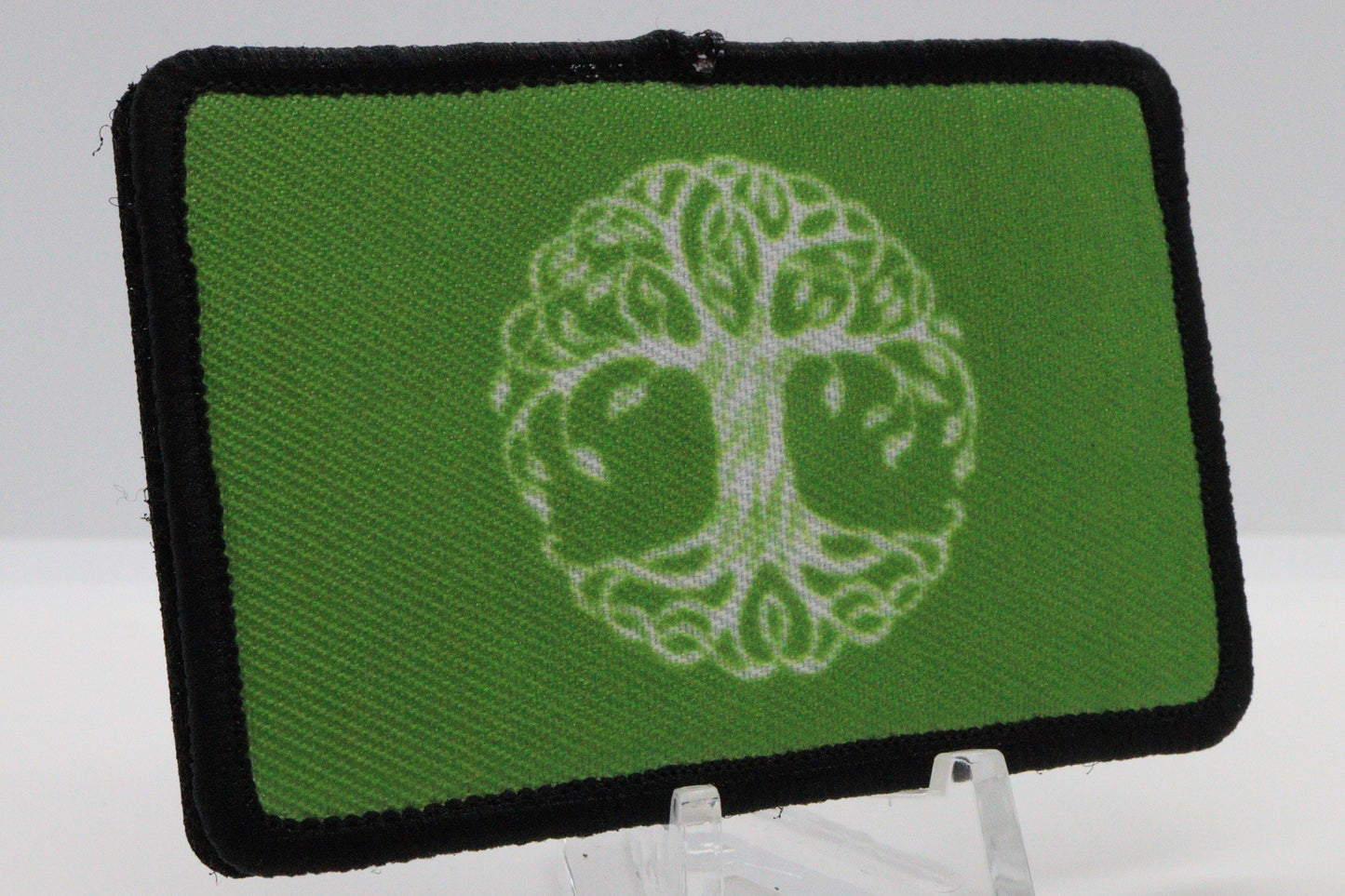 Norse World Tree 2"x3" morale patch with hook and loop backing