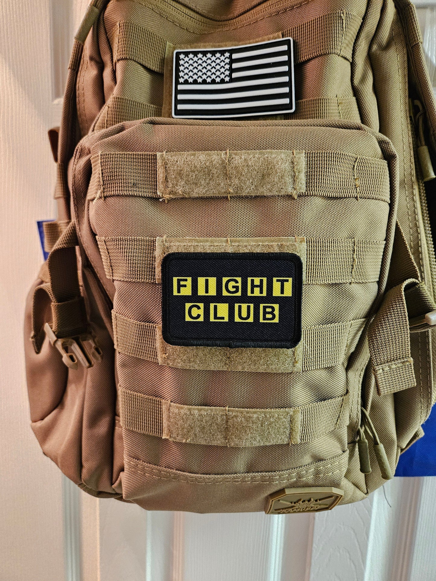 It's like a fight club but with waffles and pancakes 2"x3" morale patch with hook and loop backing