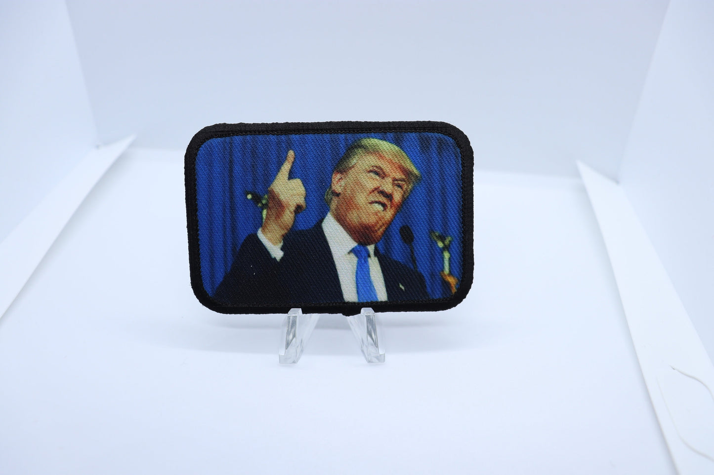 Custom choose your own image or text 3"x3" square hook & loop morale patch
