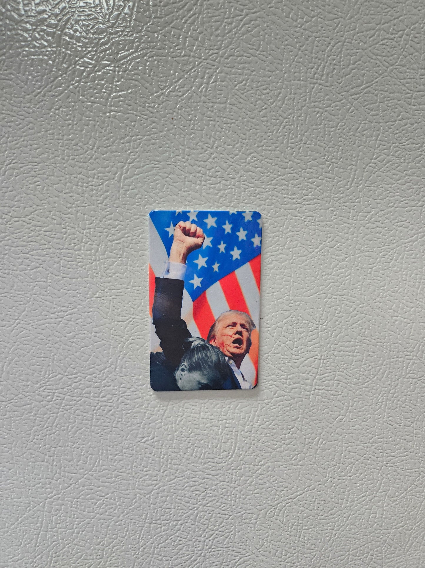 Donald fist raised you missed fridge magnet 2x3.5" dimensions