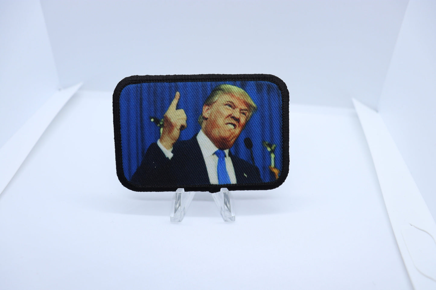 Custom choose your own image or text 2"x3" hook & loop morale patch