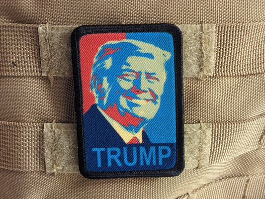 hope poster meme funny 2"x3" morale patch with hook and loop backing