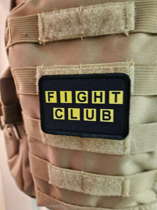It's like a fight club but with waffles and pancakes  2"x3" morale patch with hook and loop backing