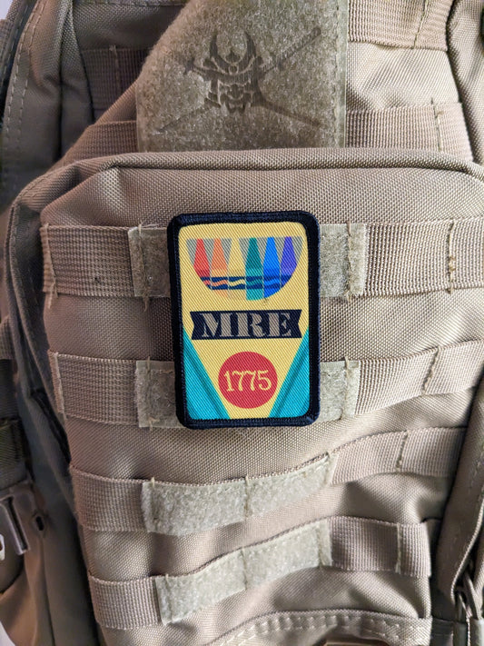 Crayon eaters marine meme ration red tastes like cherry  2"x3" morale patch with hook and loop backing military joke meme