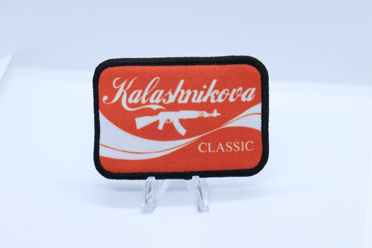 AK-47 2nd amendment meme  2"x3" morale patch with hook and loop backing